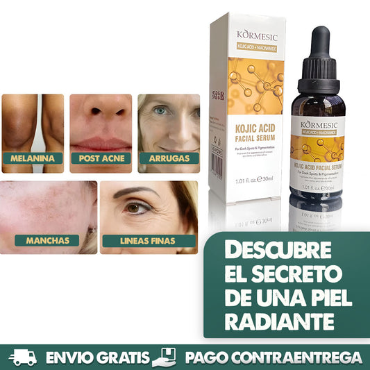 KIT ACIDO COJICO + NIACINAMIDA | Aclara la piel y reduce manchas