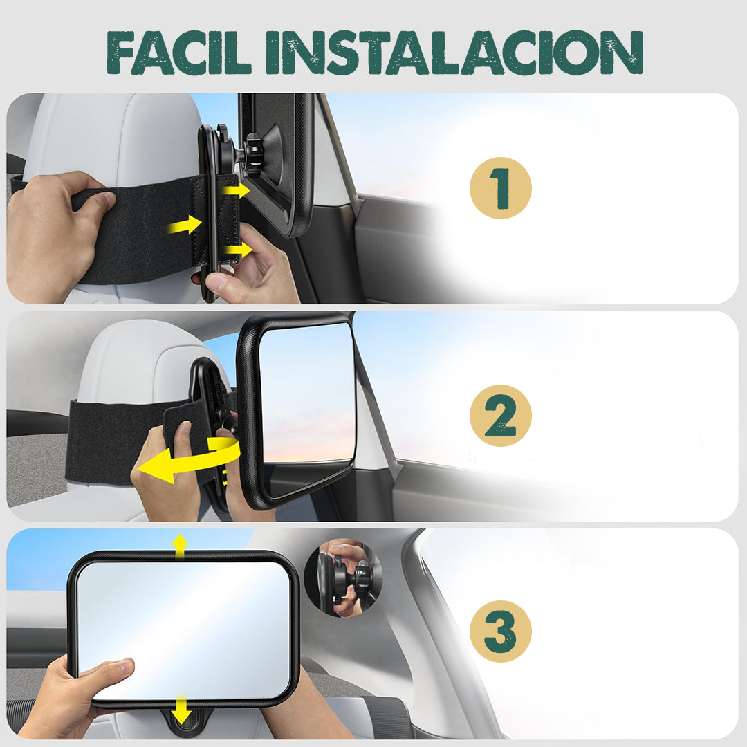 DriveClear - Retrovisor Panorámico Premium