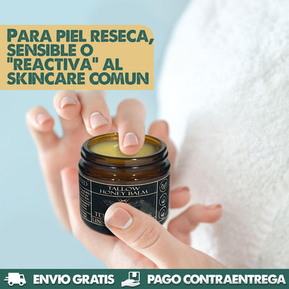 TALLOW HONEY BALM - Hidrata, humecta sin sensación grasosa