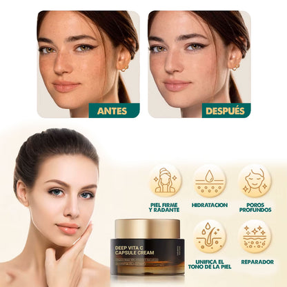 Deep Vita C | Hidrata Profundamente SIN Sensación Grasosa