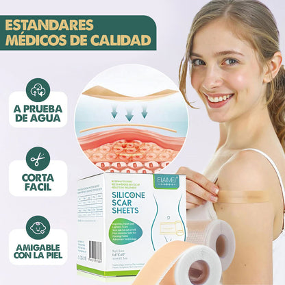 Silicone Marks Sheet | Elimina marcas en la piel en semanas