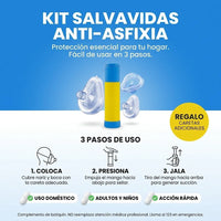 Kit de Emergencia Anti-Asfixia Familiar | Rápida Acción y Seguro - 8