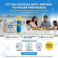Kit de Emergencia Anti-Asfixia Familiar | Rápida Acción y Seguro - 2