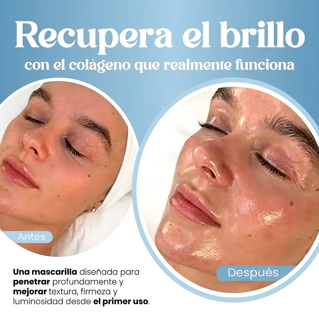 Mascarilla de Colágeno Lucent | Reafirma y tonifica tu piel