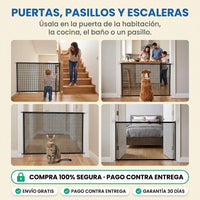 Malla de Seguridad para Mascotas y Bebés | Se Instala sin Taladro · 180 x 70 cm - 3