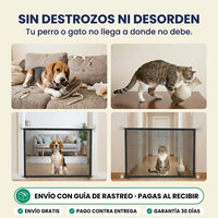 Malla de Seguridad para Mascotas y Bebés | Se Instala sin Taladro · 180 x 70 cm - 4