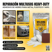 Masilla Epóxica de Hierro Reforzada - Soldadura en Frío Ultra Resistente | COMPRA 1 Y LLEVA 2 - 7