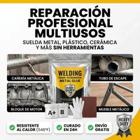 Masilla Epóxica de Hierro Reforzada - Soldadura en Frío Ultra Resistente | COMPRA 1 Y LLEVA 2 - 1