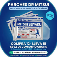 Parches Mitsui Seiyaku Japoneses para Alivio Rápido de Molestias Articulares x6 - 3