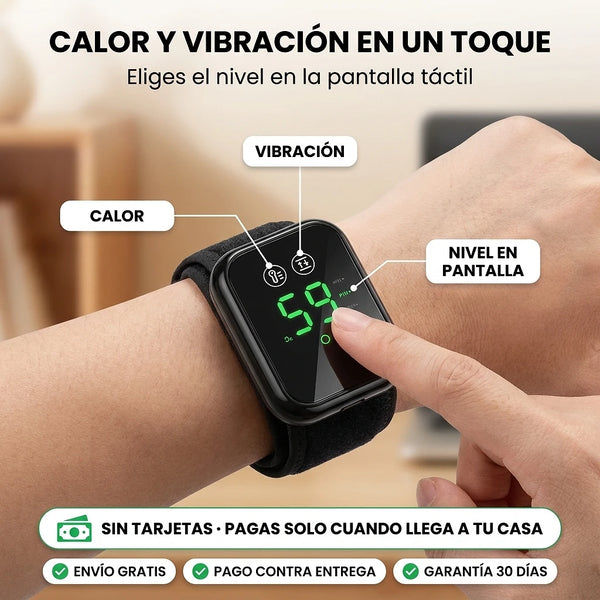 Panel táctil de la muñequera calentadora