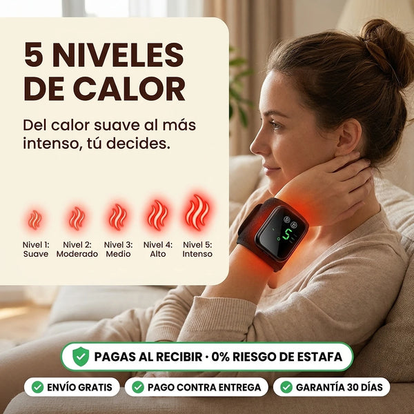 Niveles de calor de la muñequera