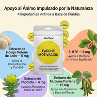 Parches de Motivación y Energía MindTone | Ánimo, Foco y Bienestar Natural Compra 30 y lleva 60 - 8