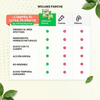 Wellnee: Parches Herbales para Alivio de Rodilla y Articulaciones | Compra 10 y lleva 30 - 5