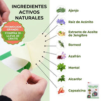 Wellnee: Parches Herbales para Alivio de Rodilla y Articulaciones | Compra 10 y lleva 30 - 8
