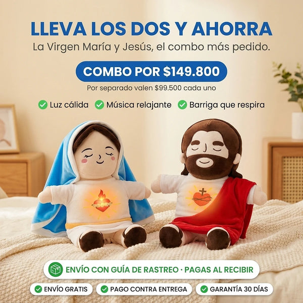 Corazón del peluche iluminado en la penumbra