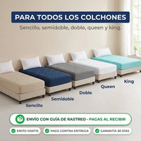 Protector de Colchón 100% Impermeable | Acolchado + 2 Fundas de Almohada de Regalo - 5