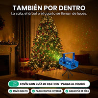 Proyector Láser de Navidad | Puntos Rojos y Verdes para Toda la Fachada - 4