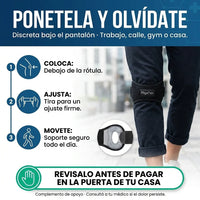 Rodillera de Soporte Rotuliano Ajustable (Pack de 2) - 6