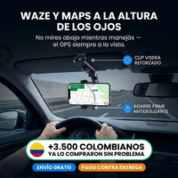 Soporte Celular Universal para Visera 360° | Evita Multas, Conduce Seguro - 7