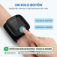 Tensiómetro Digital de Muñeca | Resultado en Voz Alta · Pantalla LED · Recargable - 3