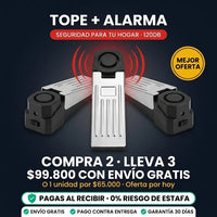 Alarma de Tope de Puerta Anti-Robo 120dB (Pack de 2) - 1