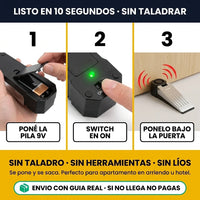 Alarma de Tope de Puerta Anti-Robo 120dB (Pack de 2) - 6